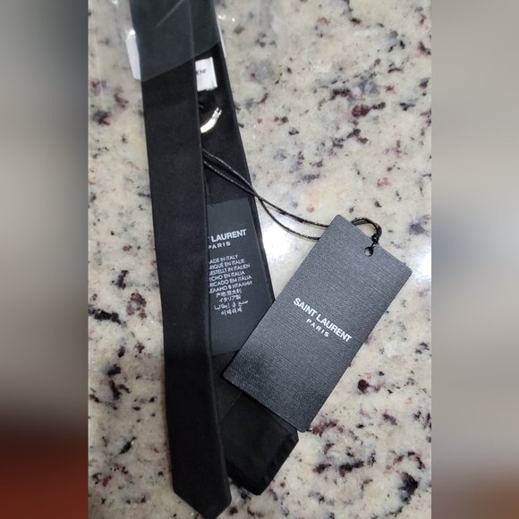 Saint Laurent Satin Tie (READ DETAILS) - Picture 6 of 9